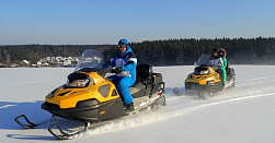 Прокат снегоходов