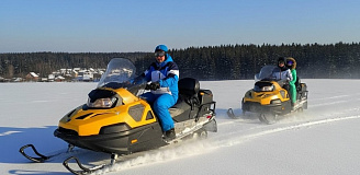 Прокат снегоходов